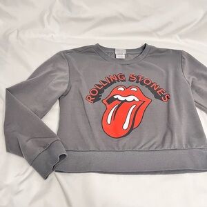 Rolling Stones Gray Long Sleeve Tee